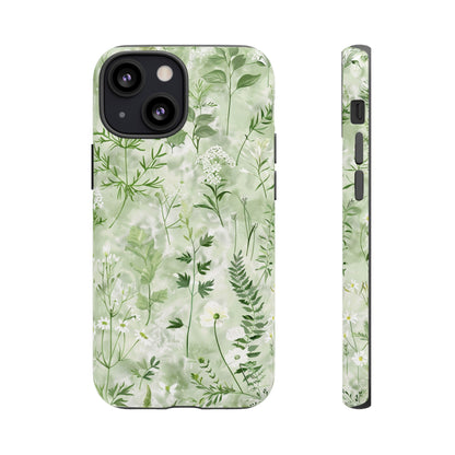 Floral Sage Green Wildflower Phone Case