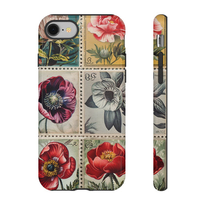 Vintage Floral Stamps Phone Case