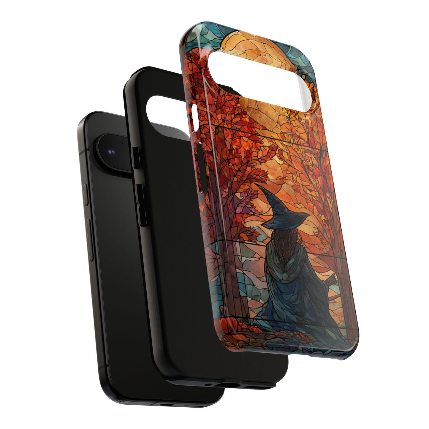 Witch Moon Stained Glass Effect Phone Case