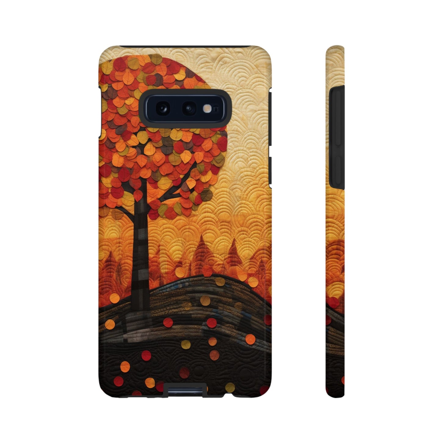 Autumn iPhone Case, Forest Embroidered Style Phone Case