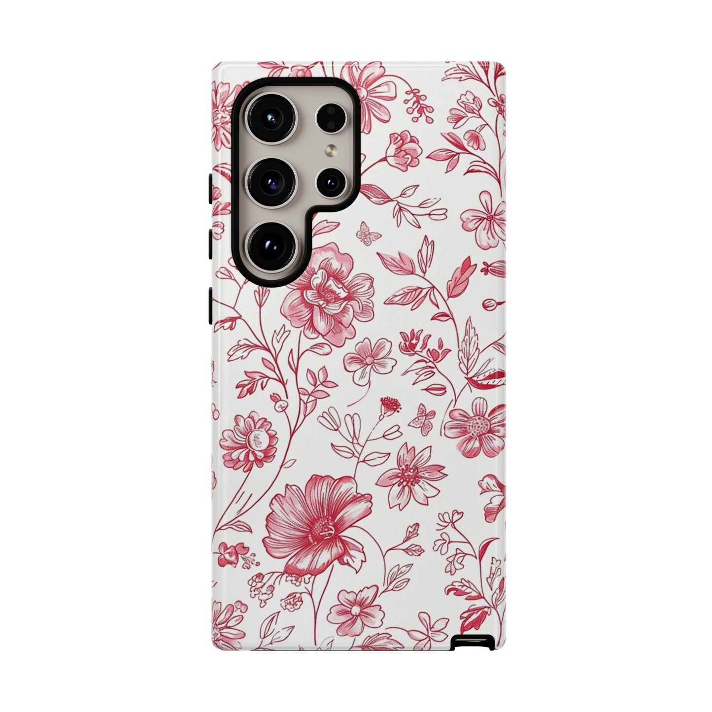 Pink Floral Wildflower Phone Case