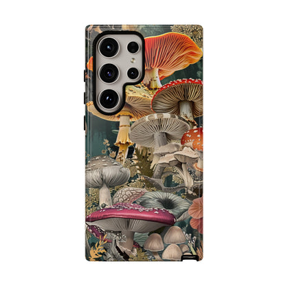 Vintage Illustration Mushroom Collage Phone Case