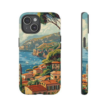 Midcentury French Riviera Landscape Painting Phone Case