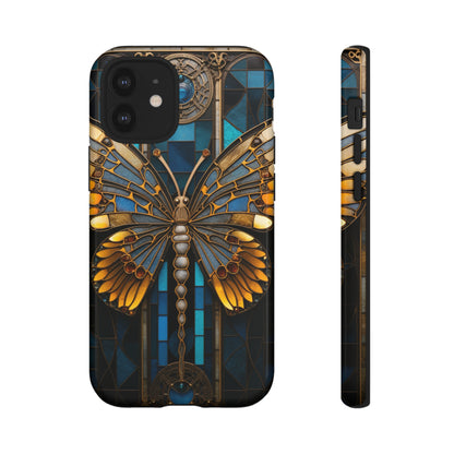 Stained Glass iPhone Butterfly Floral Aesthetic Art Nouveau