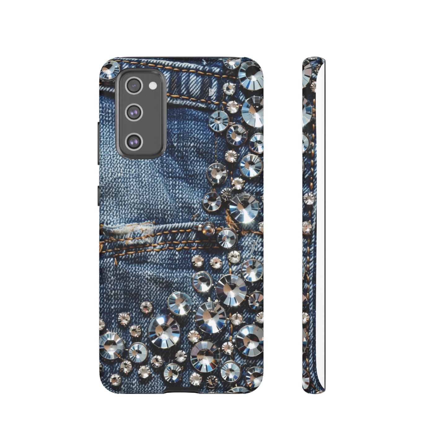 Blue Jean Queen Rhinestone Bling Phone Case