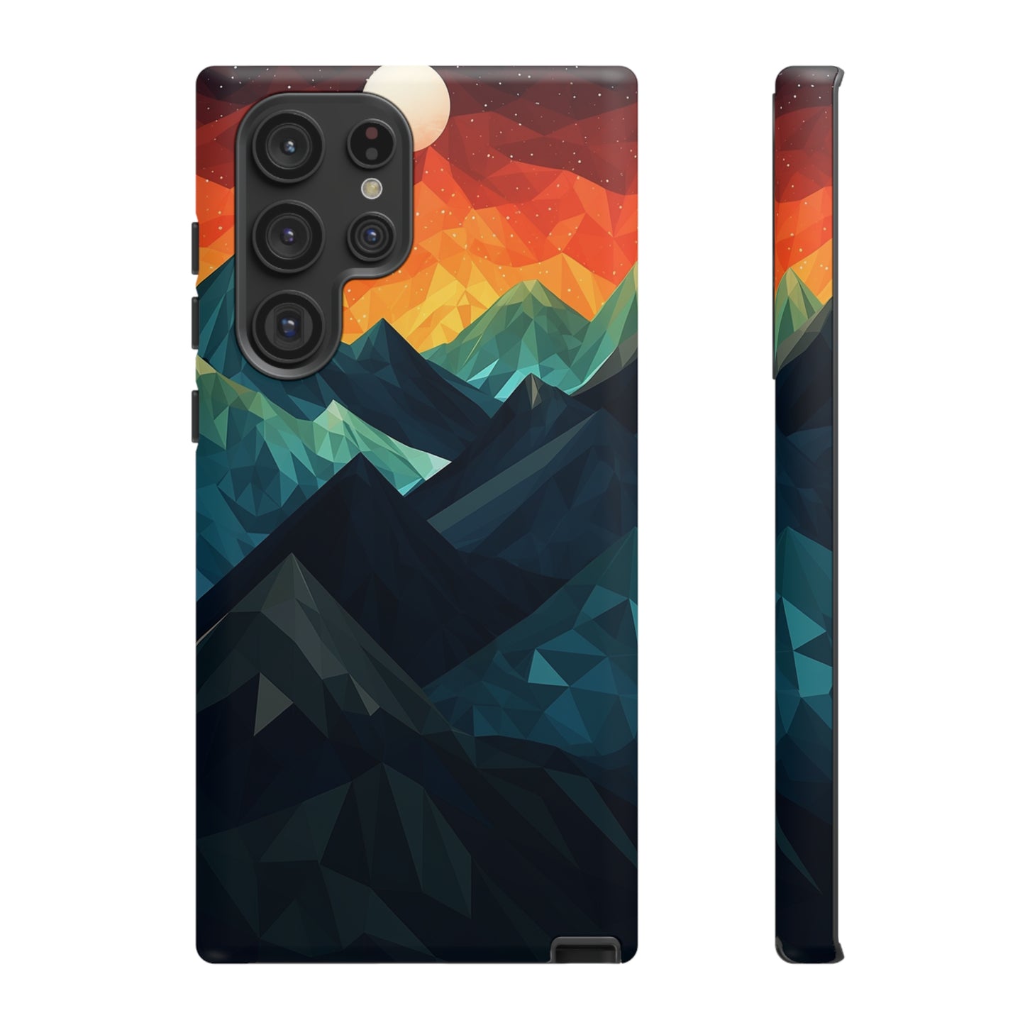 Mountain Abstract Tough Case | Embrace Nature's Beauty with a Durable Phone Case