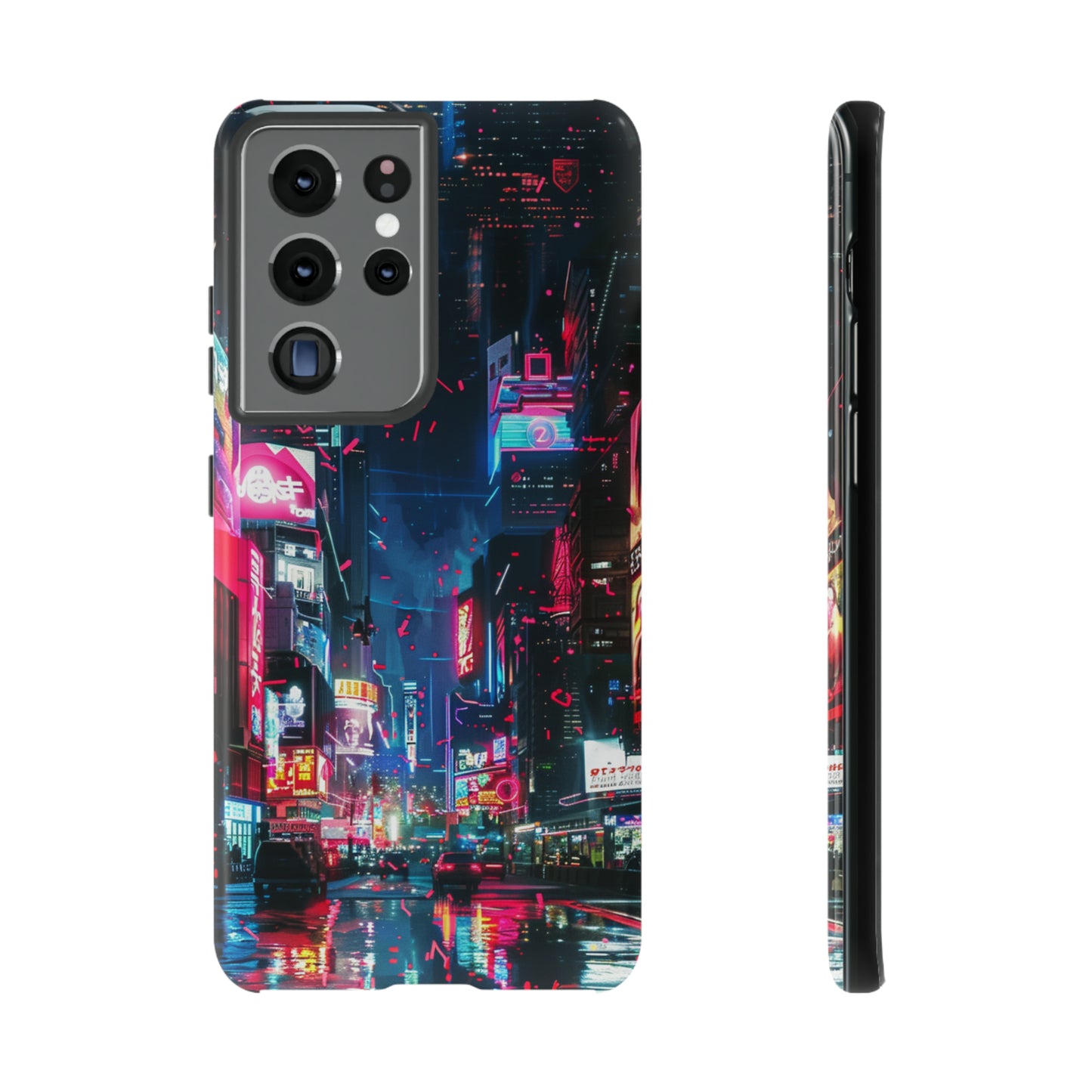 Cyberpunk Tokyo Cityscape Phone Case