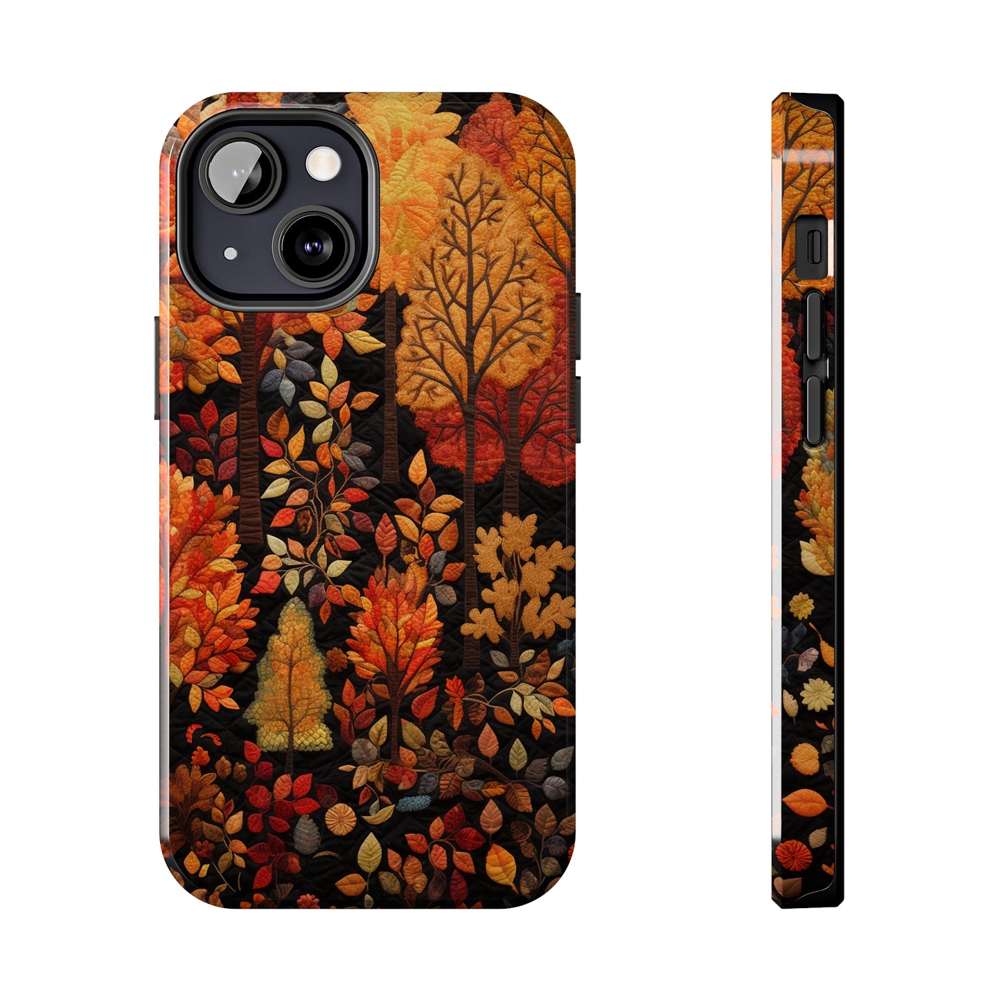 Forest Embroidered Style Phone Case