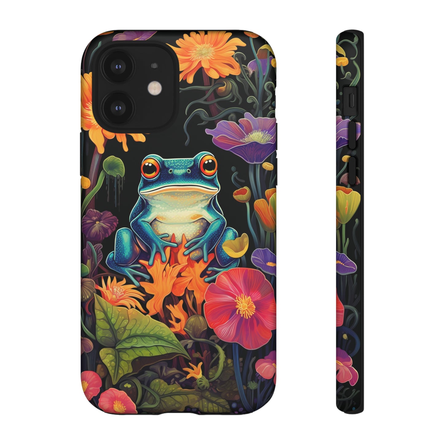 Floral Frogs Elegance Phone Case for Google Pixel, iPhone & Samsung Galaxy