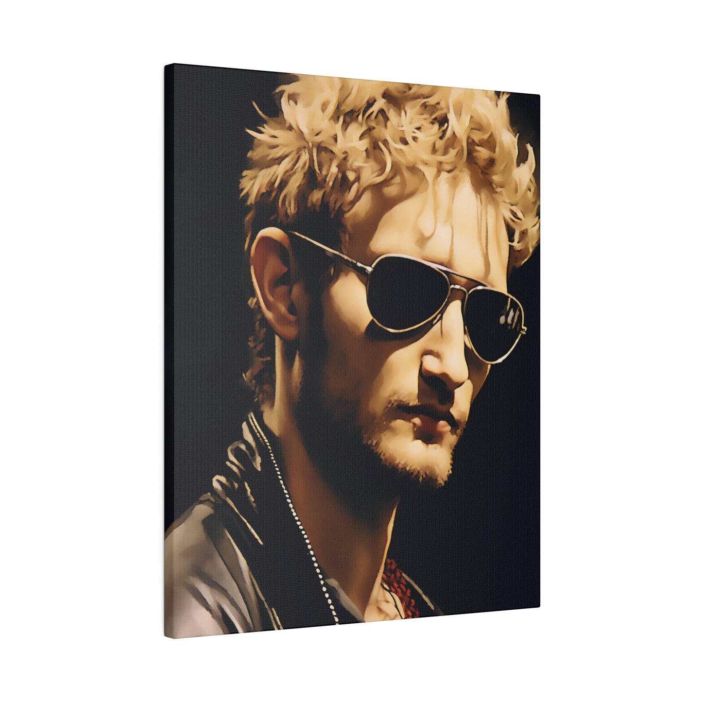 Layne Staley of Alice in Chains Pop Art | Stretched Canvas Print