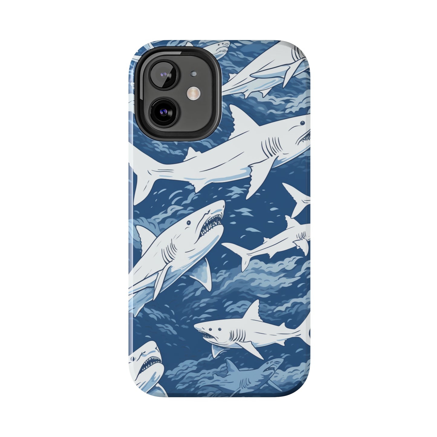 Shark Design: Dive into the Depths with an Aquatic Adventure iPhone Case