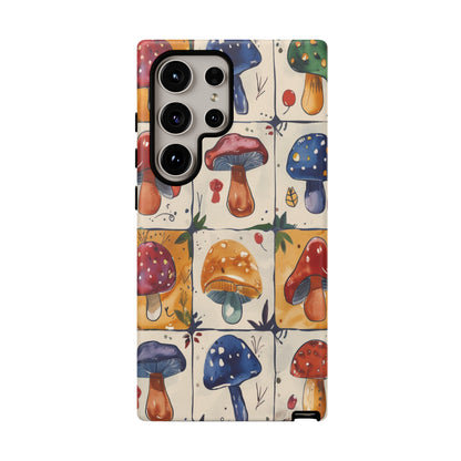 Trippy Magic Mushroom Toadstools Phone Case