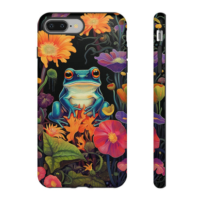 Floral Frogs Elegance Phone Case for Google Pixel, iPhone & Samsung Galaxy