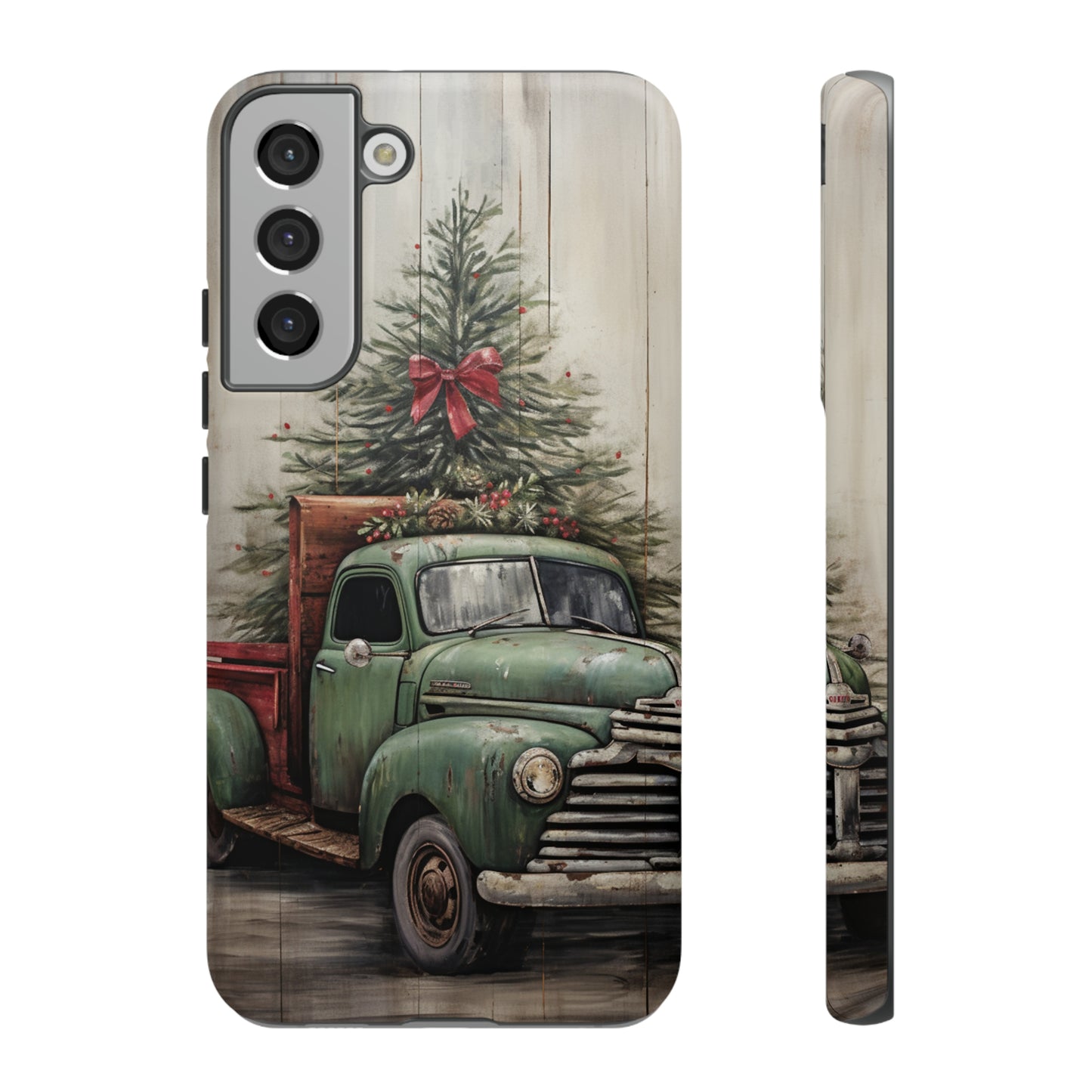 Christmas Pickup Truck Phone Case for iPhone