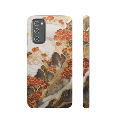 Chiyogami Floral Tough iPhone Case Galaxy S23 S22 S21 S20 Plus Ultra | Iphone 14 13 12 11 8 Pro Max Mini | Pixel 7 6 Pro 5 | Japanese Boho