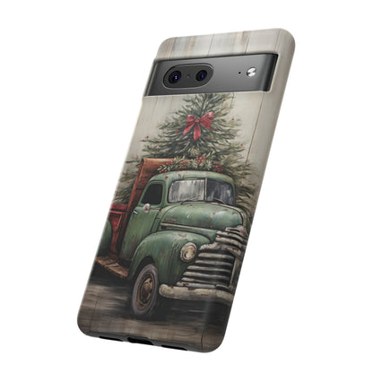 Christmas Pickup Truck Phone Case for iPhone