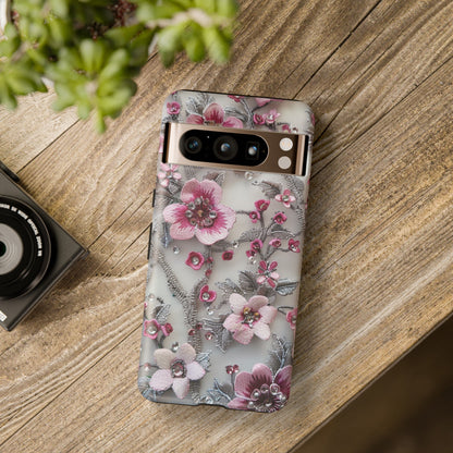 Coquette Aesthetic Floral Art iPhone 12 Case