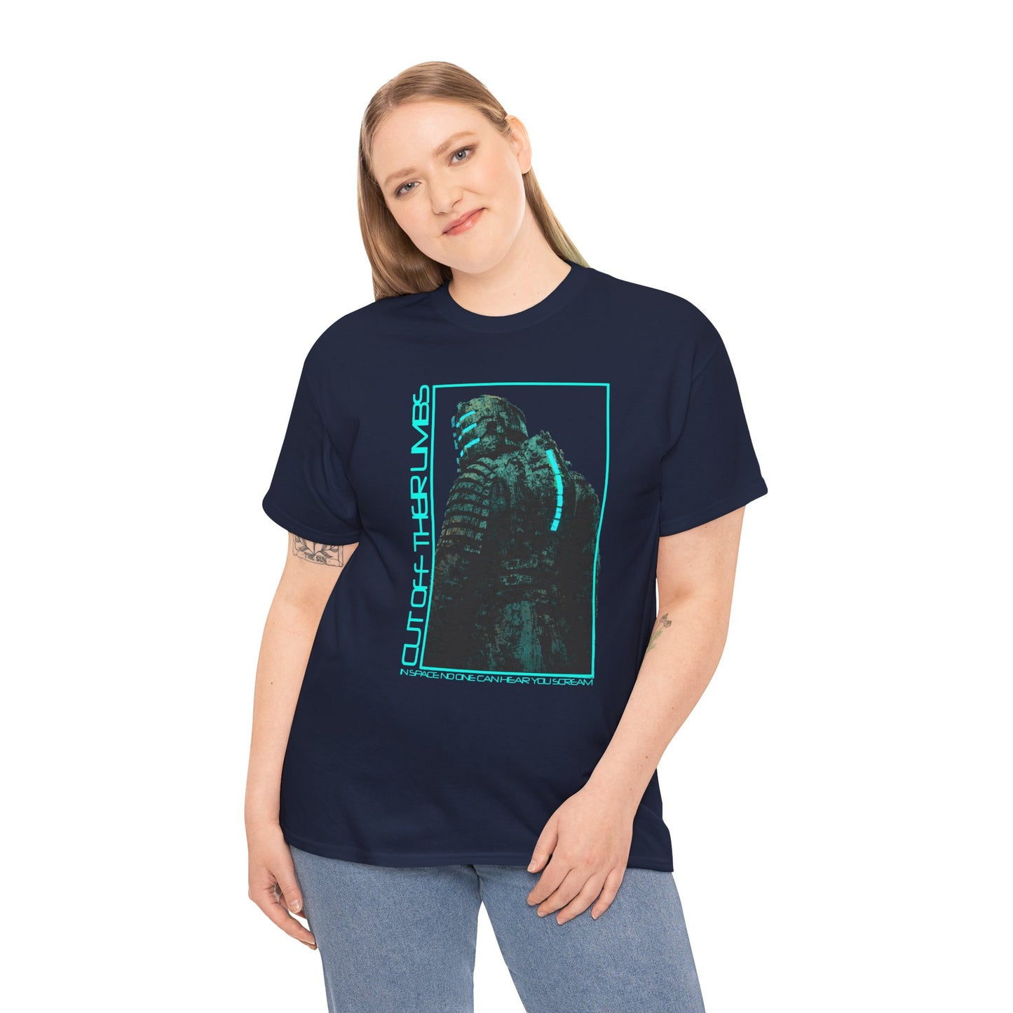 arcade style survival horror graphic shirt