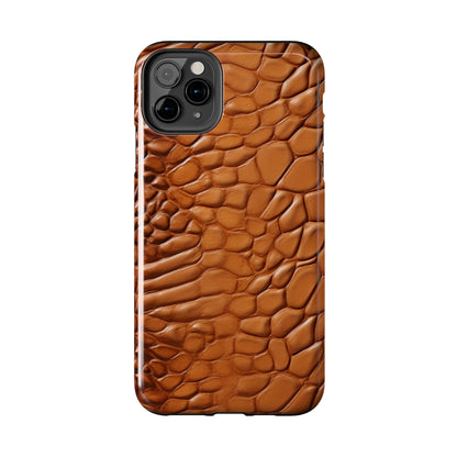 Faux Alligator Skin Textured look and style iPhone Case