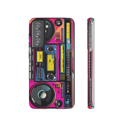 Boombox Hip Hop Music iPhone Case | Embrace Retro Vibes with Urban Beats for Google Pixel, iPhone, and Samsung Cases