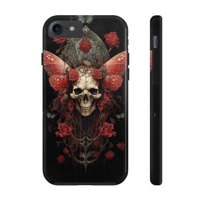 Deadhead Moth Gothic Dark Academia iPhone Case | Embrace Mysterious Elegance