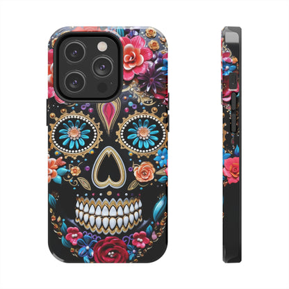 Sugar Skull iPhone Case | Celebrate Dia de los Muertos with Vibrant Elegance