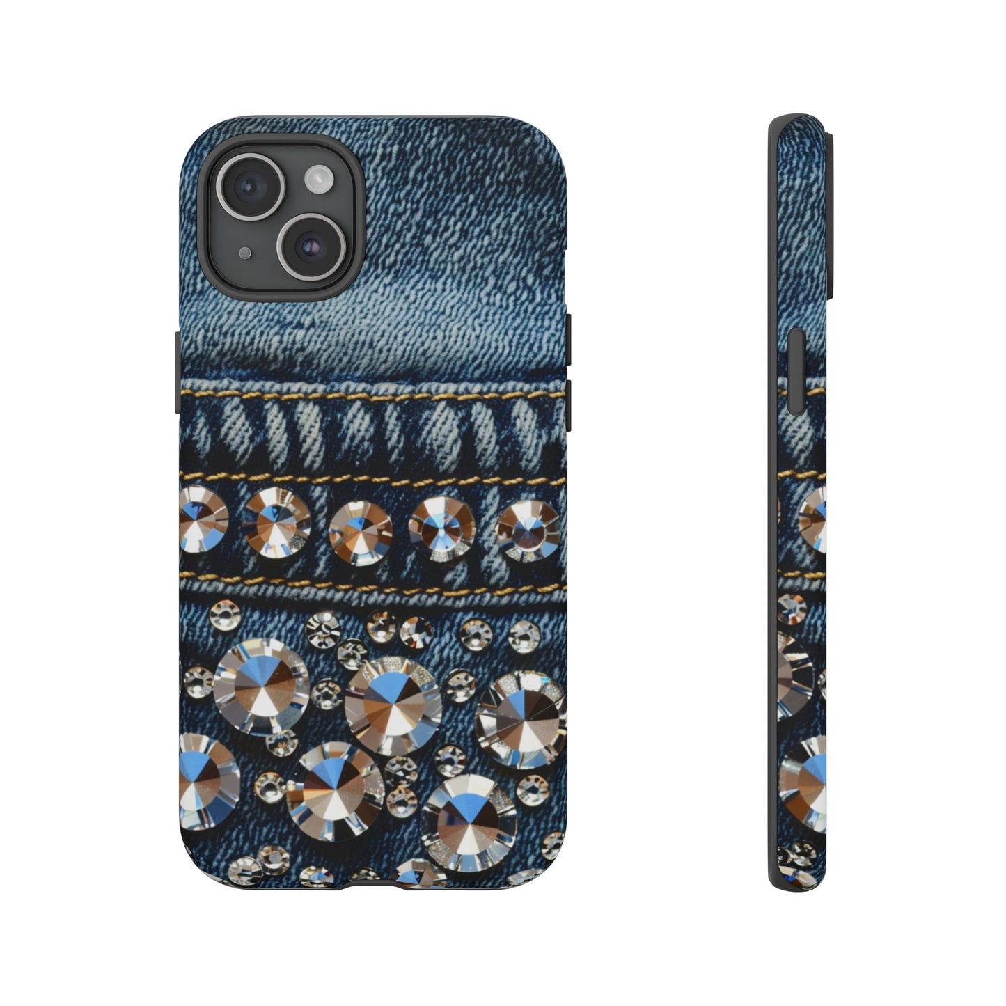 Blue Jean Queen Rhinestone Bling Phone Case