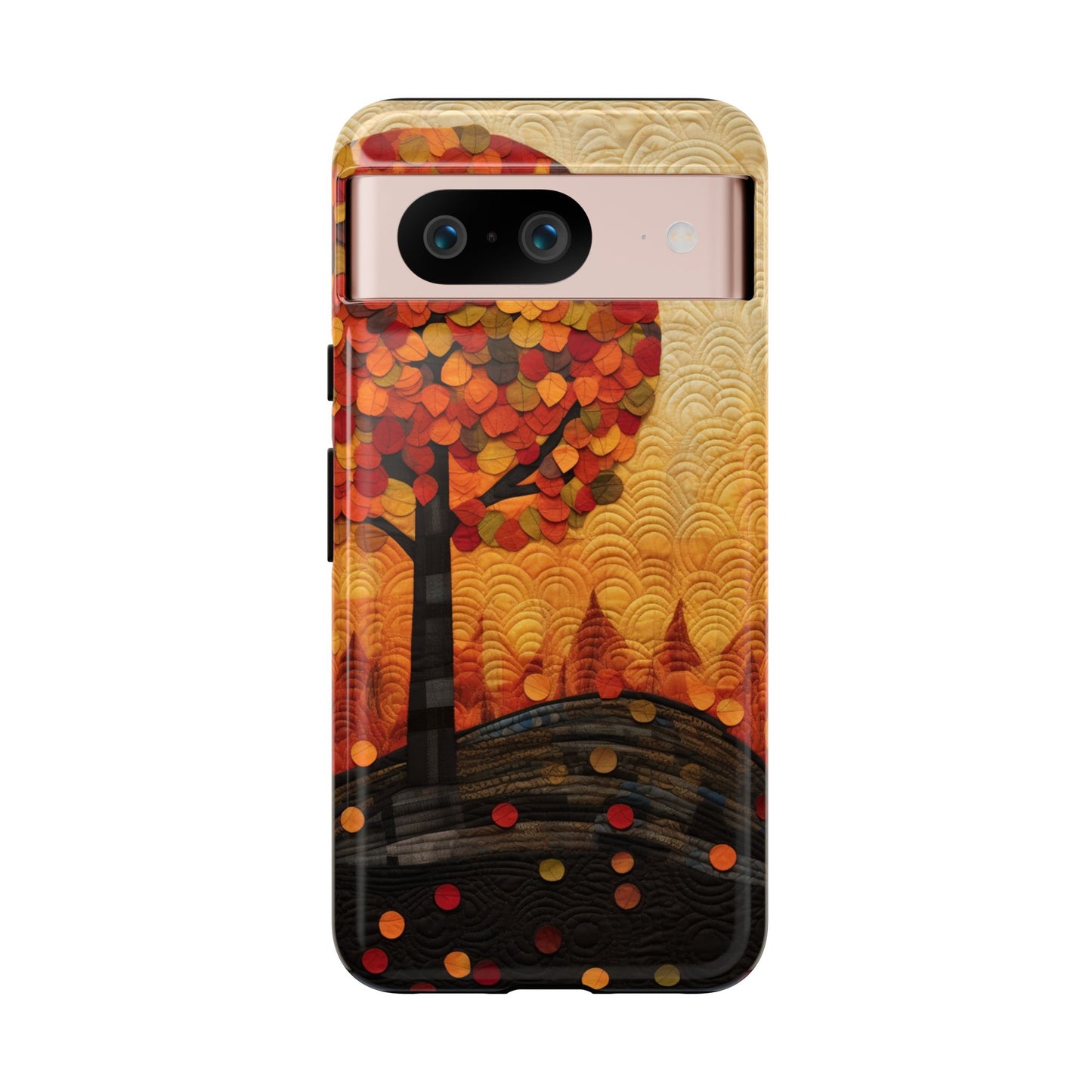 Autumn iPhone Case, Forest Embroidered Style Phone Case