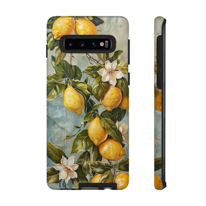 Mediterranean Lemon Tile Oil Painting iPhone 13 Case