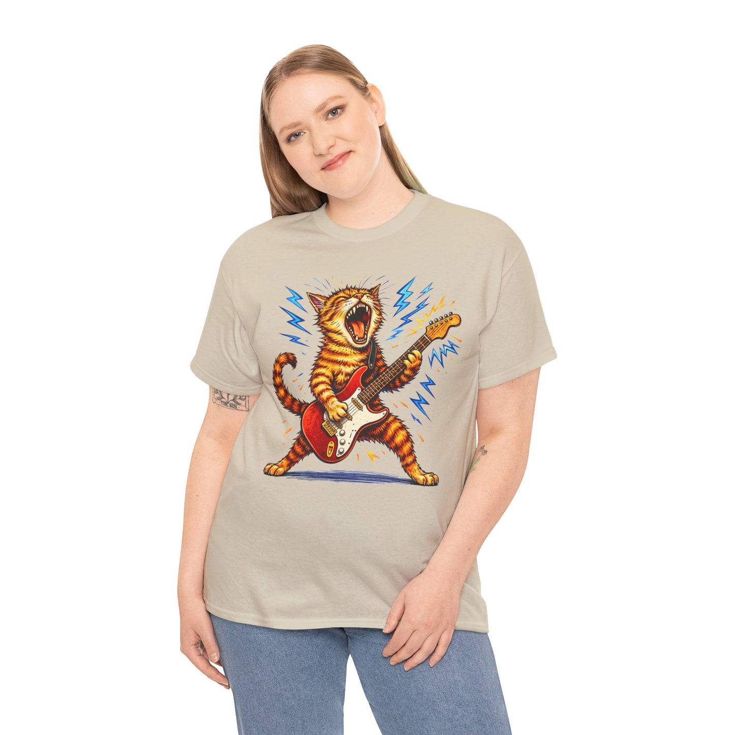 vintage music cat band shirt
