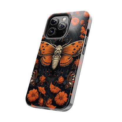 Eerie Elegance: Halloween Goth Moth Apple Phone Case | Dark Enchantment iPhone Case