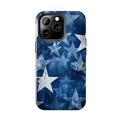 Starry Nights: Denim Dreams | Celestial Star-Patterned iPhone Case