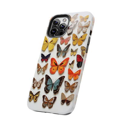 Elegant Embroidery: Delicate Butterfly iPhone Case – Crafted with Precision