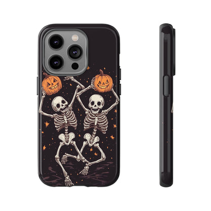 Dancing Skeletons with Jack-o'-Lanterns Phone Cover