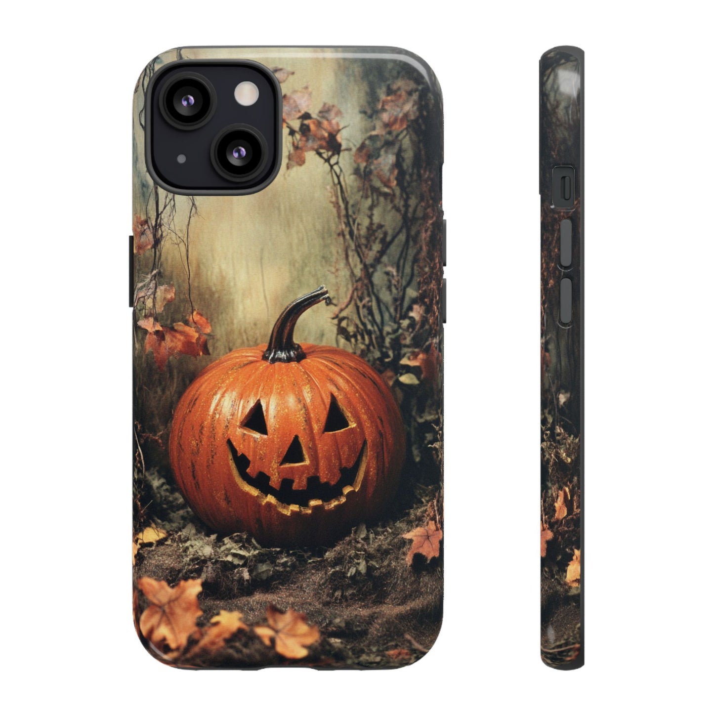 Vintage Style Halloween Jack-o'-Lantern Phone Cover