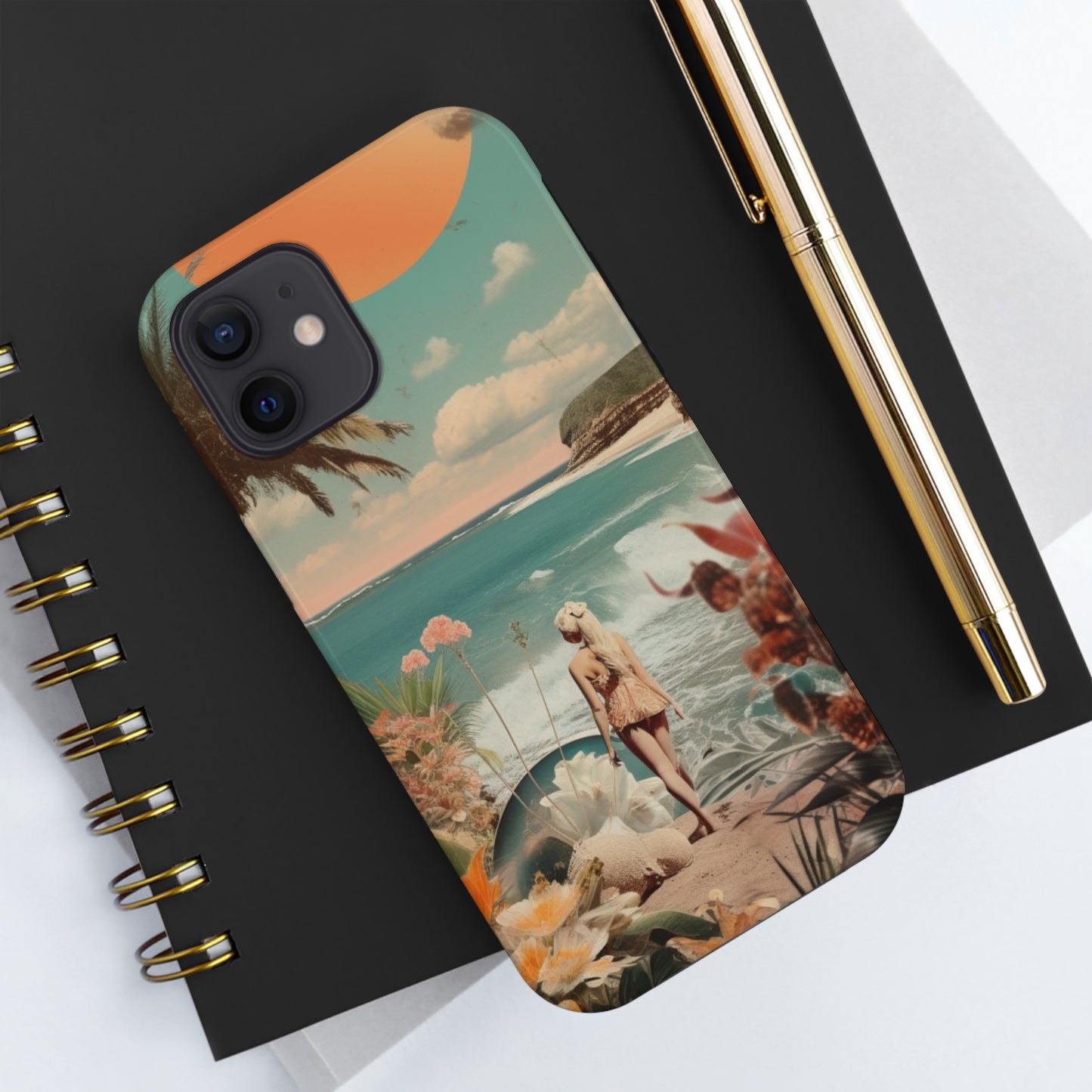 A Day at the Beach iPhone Tough Case | Embrace the Serenity of Coastal Living with Reliable Protection