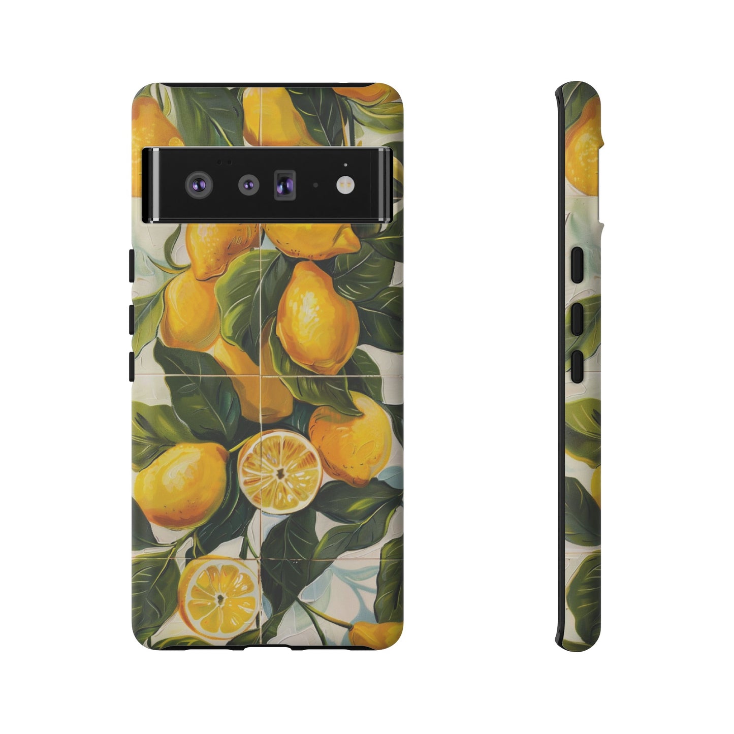 Mediterranean Lemon Italian Tile iPhone 14 Case