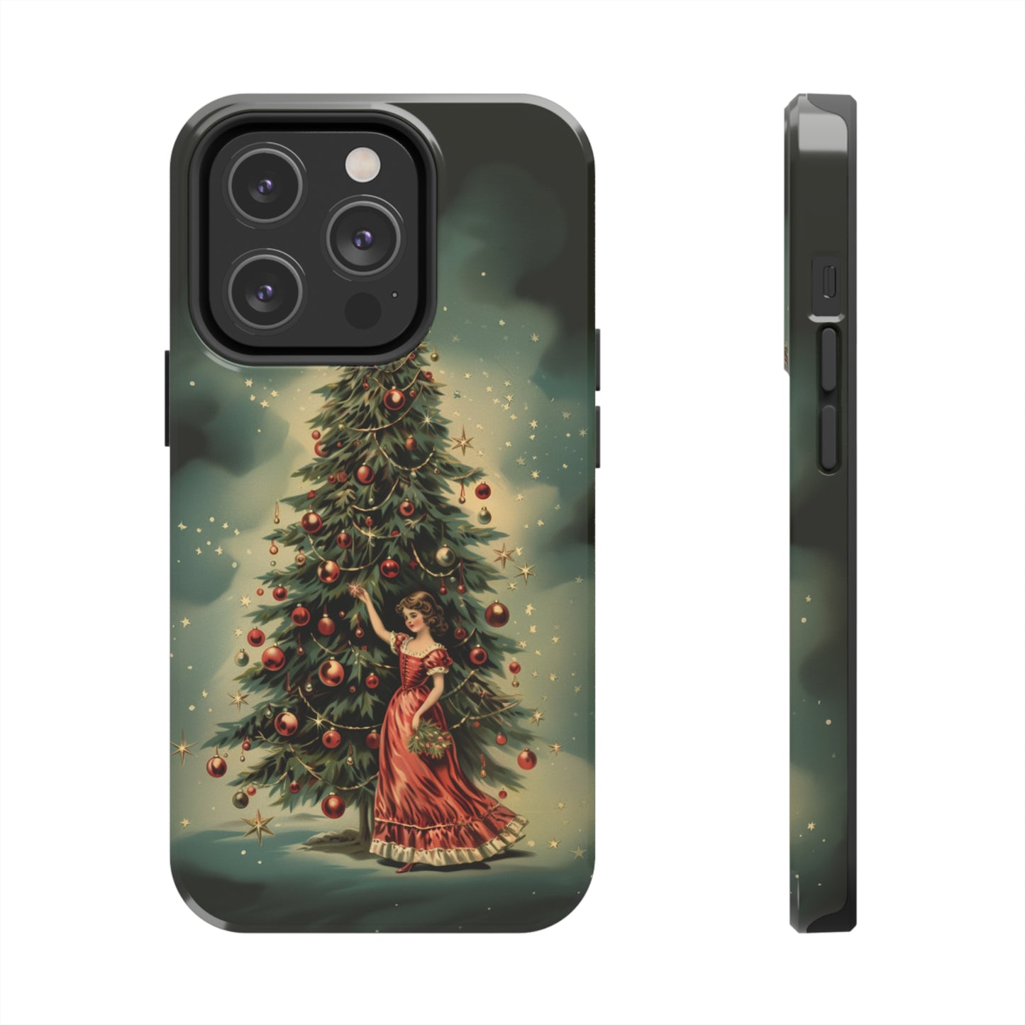 Vintage Christmas Charm Case for iPhone