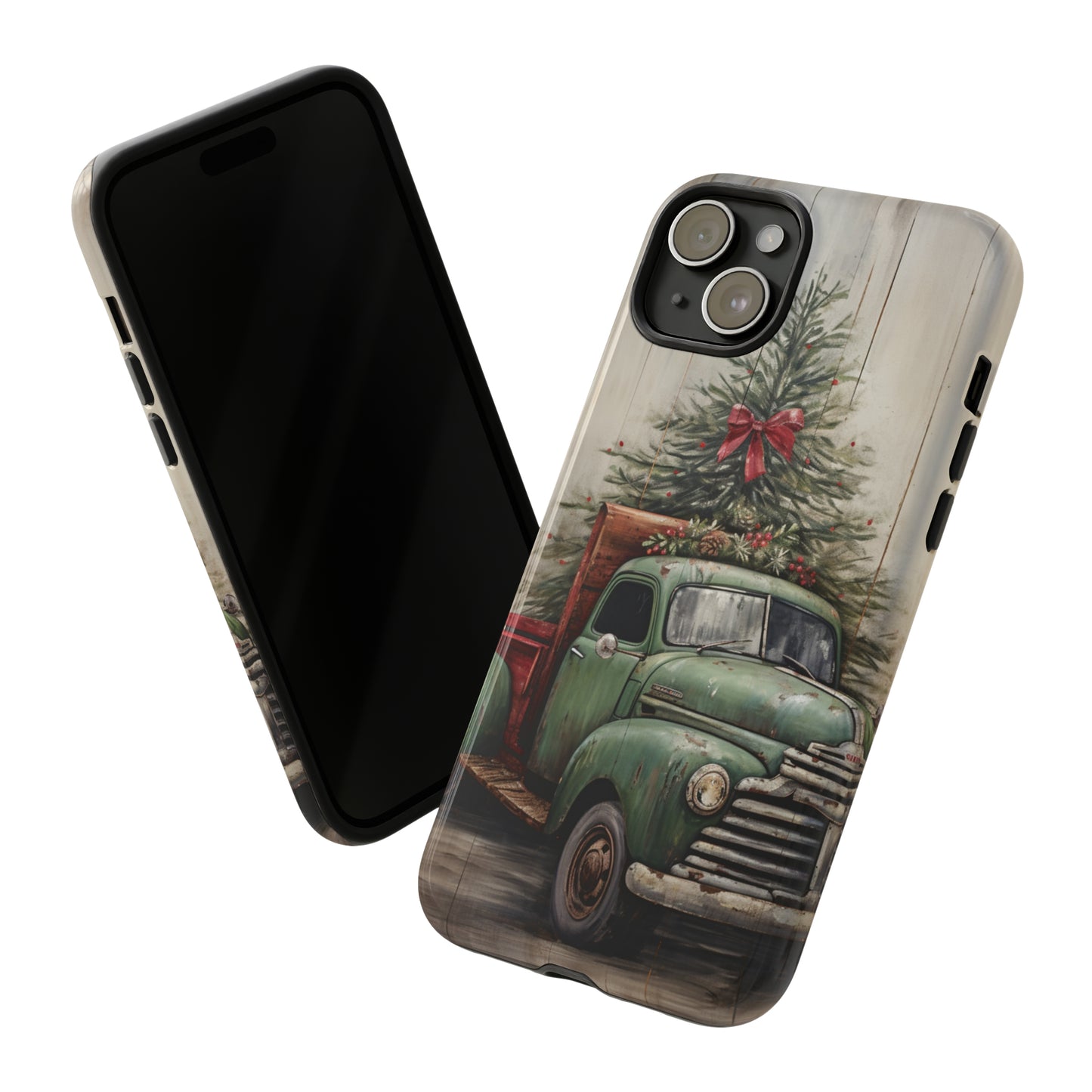 Christmas Pickup Truck Phone Case for iPhone