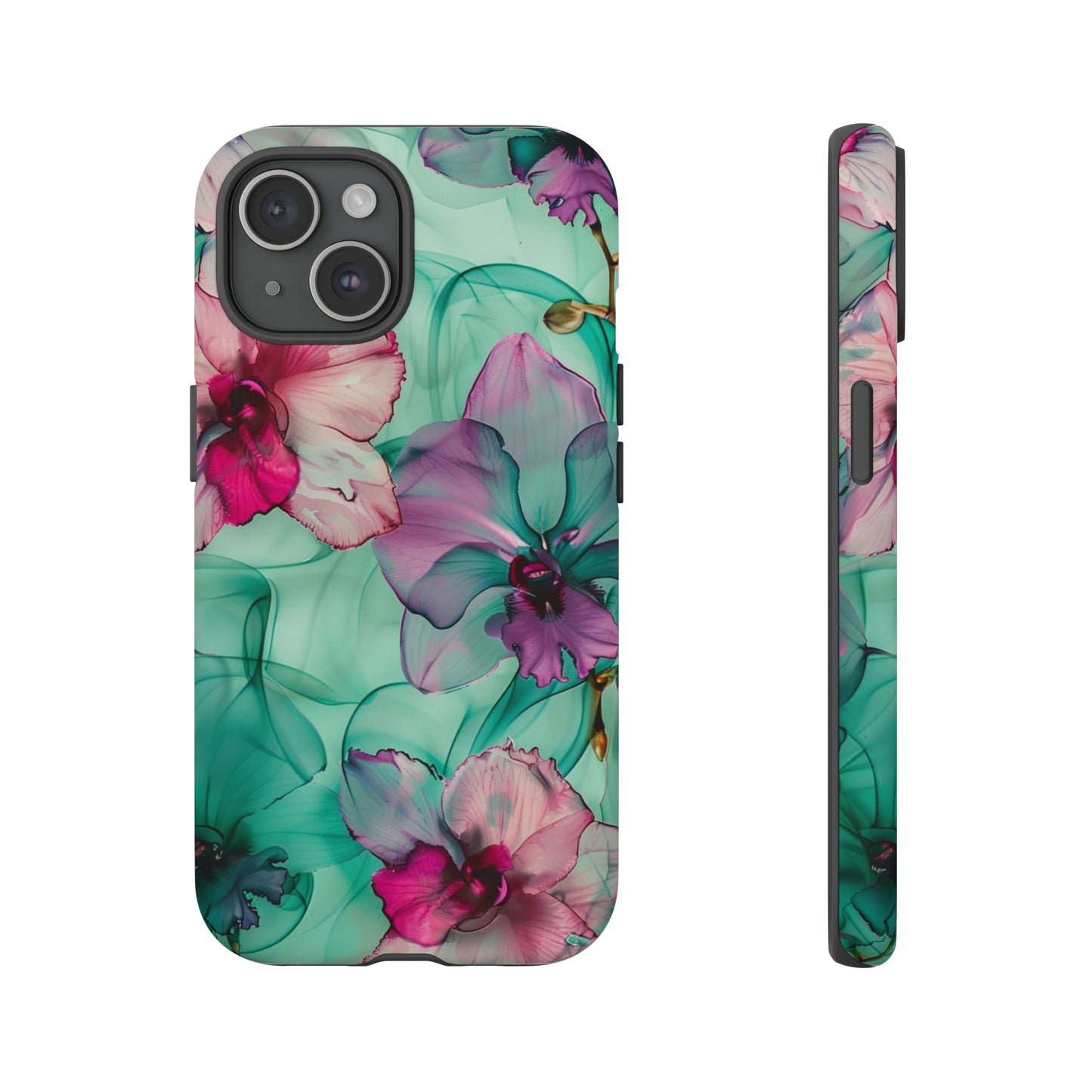 Watercolor Floral Orchids Phone Case