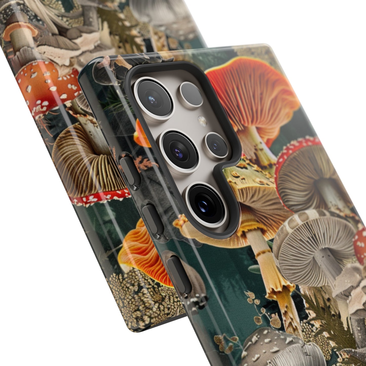 Vintage Illustration Mushroom Collage Phone Case