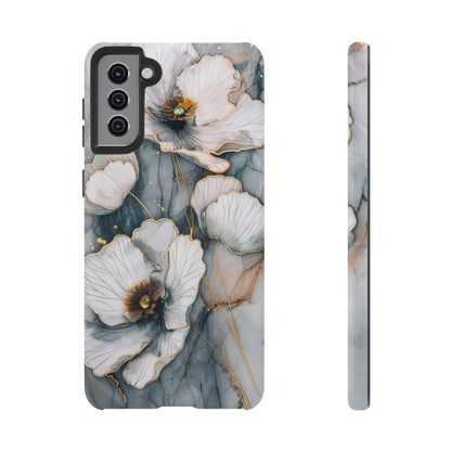 Flowers and Gold Phone Case