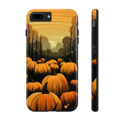 Halloween Fall Pumpkins iPhone Case | Embrace the Spooky Autumn Vibes