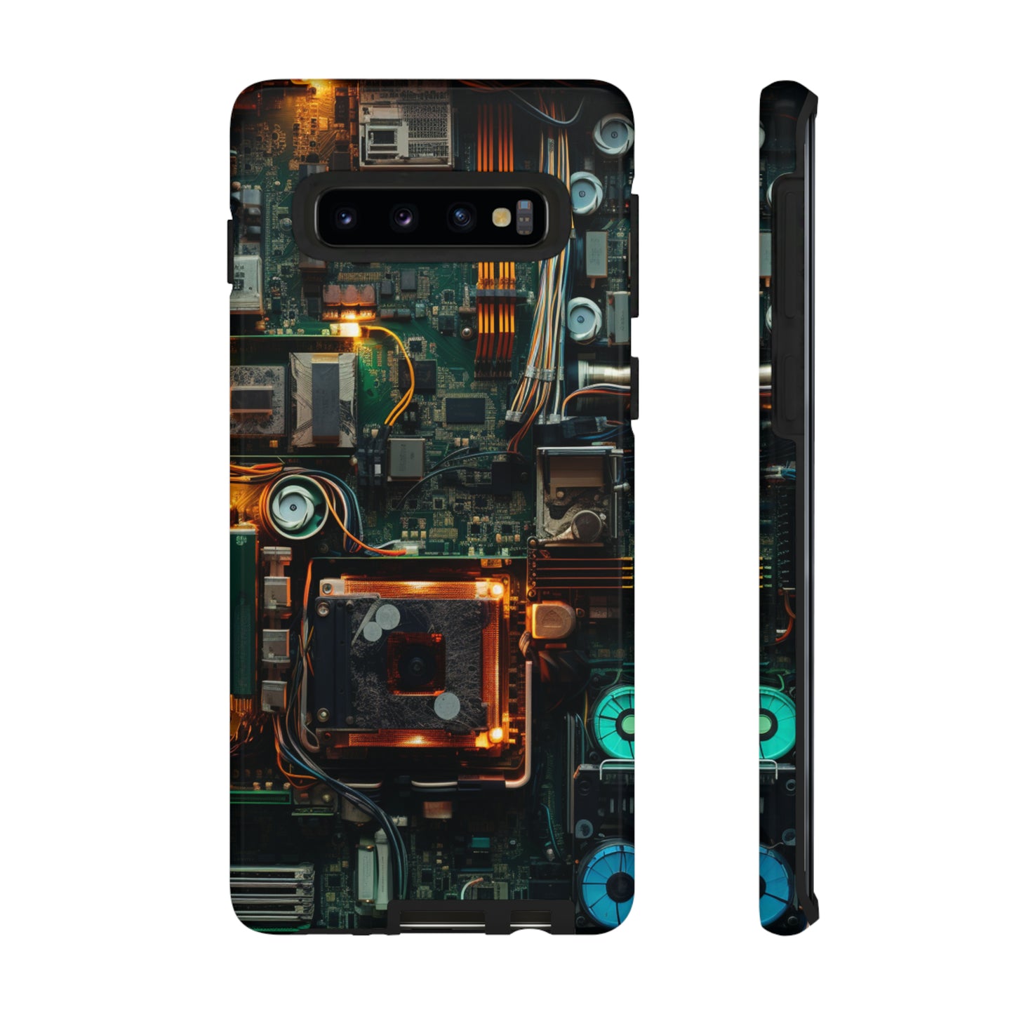 Circuit Board Themed Tough Phone Case