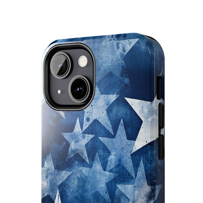 Starry Nights: Denim Dreams | Celestial Star-Patterned iPhone Case