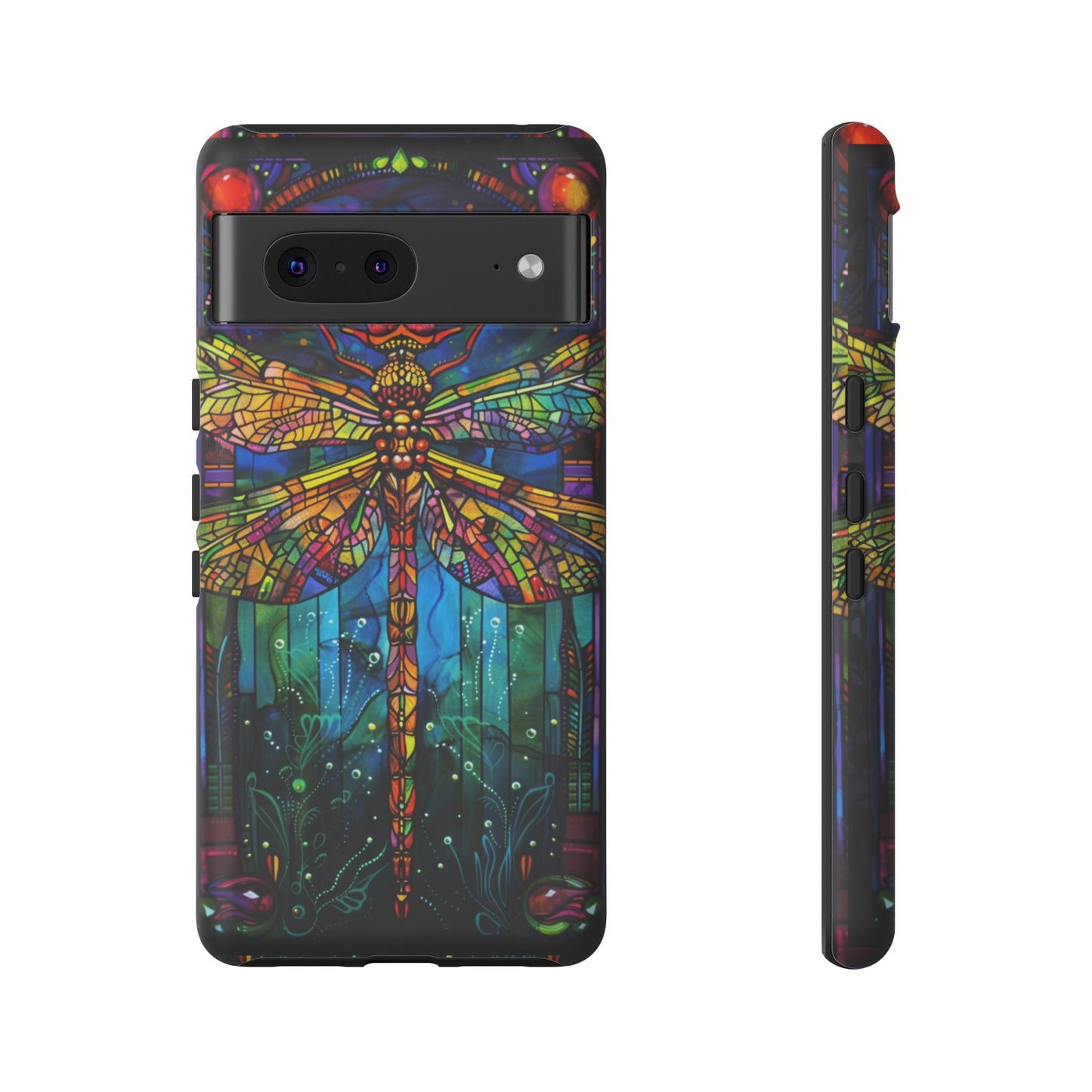 Art Deco Stained Glass Dragonfly Phone Cover