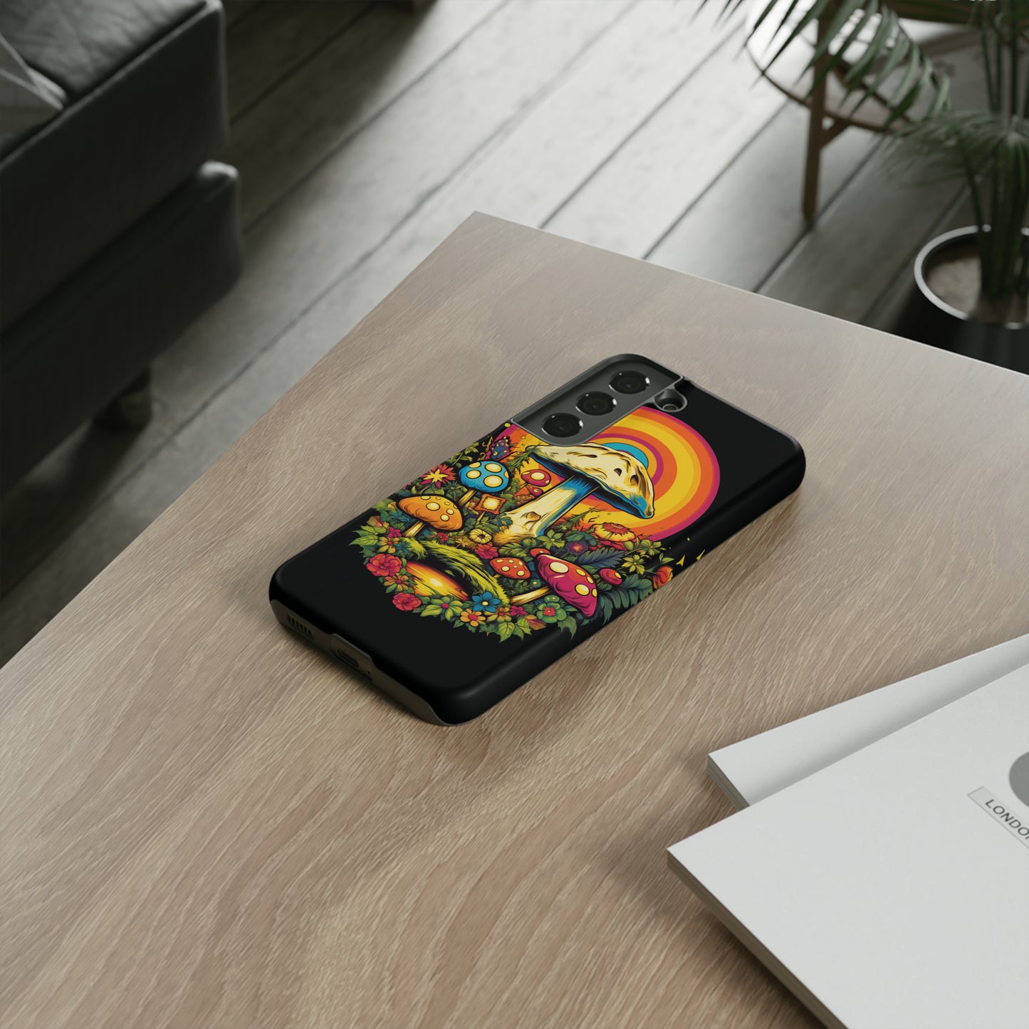 Psychedelic Art Mushroom Phone Case