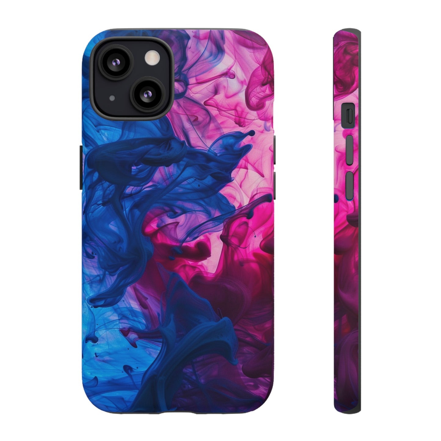 Magenta and Blue Color Explosion Phone Case