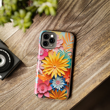 iPhone 12 Pro Max Artistry: Paper Floral Design – Crafted Elegance for iPhone 13 Pro and iPhone XR Enthusiasts