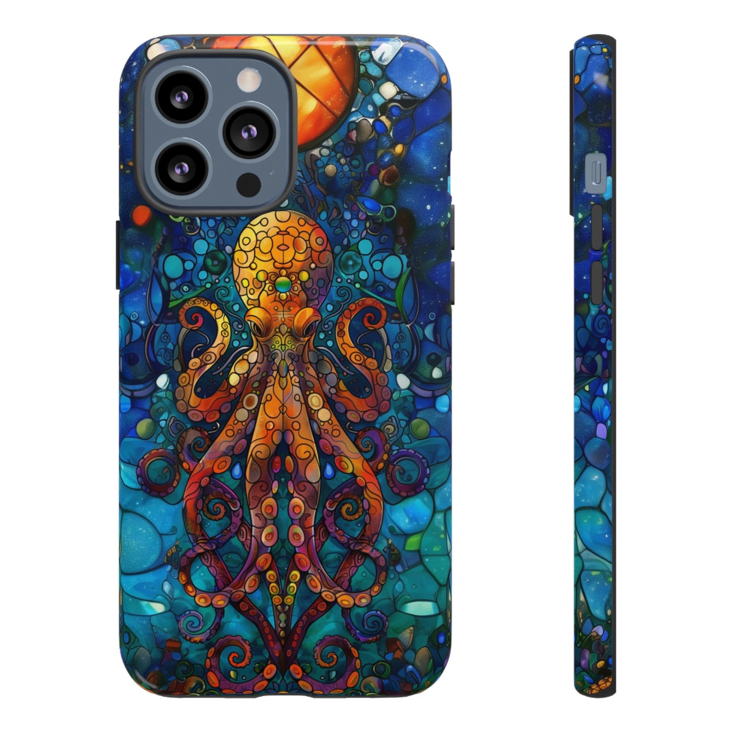 Octopus Stained Glass Undersea Magic Phone Case